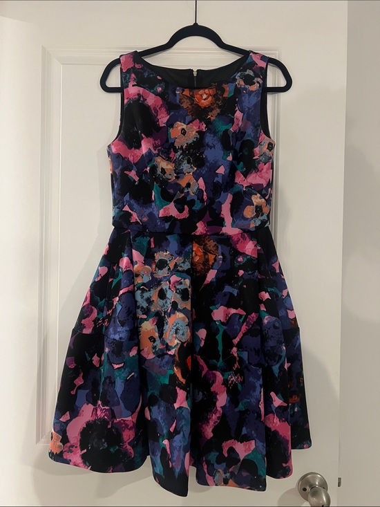 Just...Taylor Dresses & Skirts - Just...Taylor Sleeveless Floral Fit-and-Flare Dress with pockets
